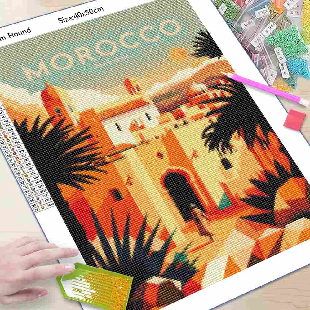 Kits de pintura de diamantes d - Photo Mosaic Print reseña y precio