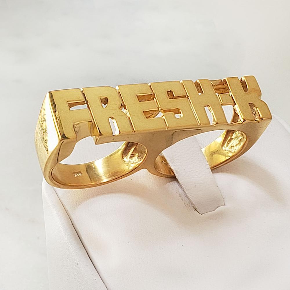 Anillo con nombre personalizad - Initial Ring Custom reseña y precio