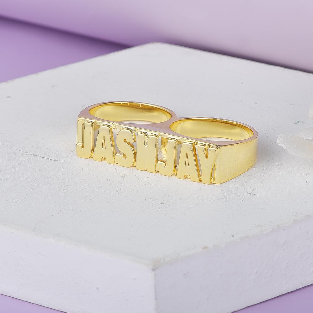 Anillo con nombre personalizad - Initial Ring Custom reseña y precio