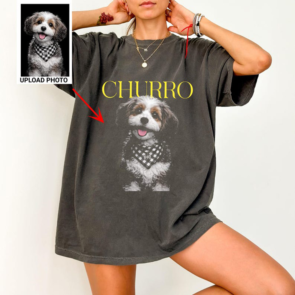 Camiseta Personalizada con Ret - Pet Portrait Custom reseña y precio