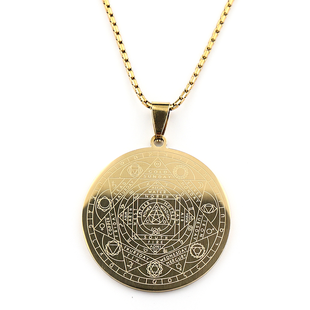 Collar con colgante de acero i - Birth Flower Necklace reseña y precio